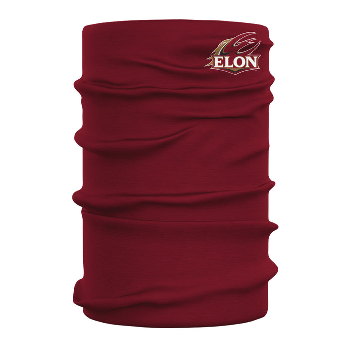 Elon University Phoenix Vive La Fete Maroon Game Day Collegiate Logo Face Cover Soft  Four Way Stretch Neck Gaiter - Vive La Fête - Online Apparel Store