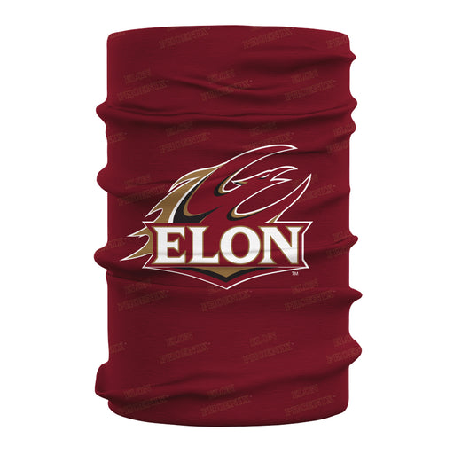 Elon University Phoenix Vive La Fete All Over Logo Game Day Collegiate Face Cover Soft 4-Way Stretch Neck Gaiter - Vive La Fête - Online Apparel Store