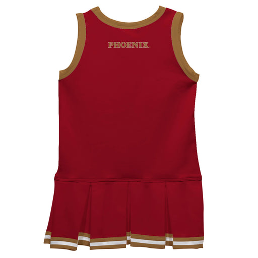Elon University Phoenix Vive La Fete Game Day Maroon Sleeveless Cheerleader Dress - Vive La Fête - Online Apparel Store