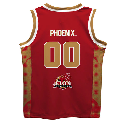 Elon University Phoenix Vive La Fete Game Day Maroon Boys Fashion Basketball Top - Vive La Fête - Online Apparel Store
