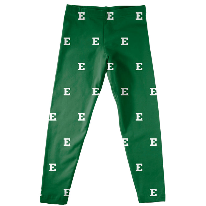 Eastern Michigan Eagles Leggings Green All Over Logo - Vive La Fête - Online Apparel Store