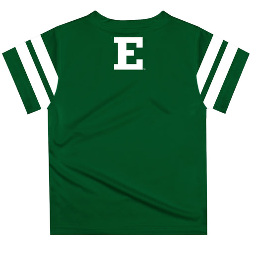 Eastern Michigan Eagles Vive La Fete Boys GameDay Green Short Sleeve Tee with Stripes on Sleeves - Vive La Fête - Online Apparel Store