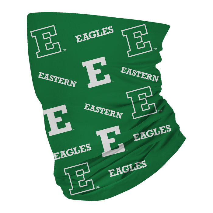 Eastern Michigan Eagles Neck Gaiter Green All Over Logo - Vive La Fête - Online Apparel Store