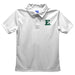 Eastern Michigan Eagles Embroidered White Short Sleeve Polo Box Shirt