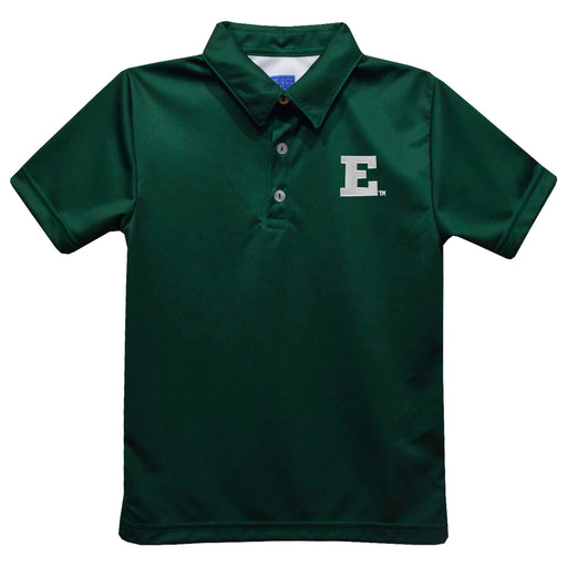 Eastern Michigan Eagles Embroidered Hunter Green Short Sleeve Polo Box Shirt