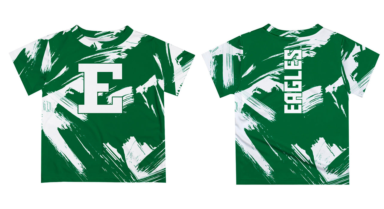 Eastern Michigan Eagles Vive La Fete Boys Game Day Green Short Sleeve Tee Paint Brush - Vive La Fête - Online Apparel Store