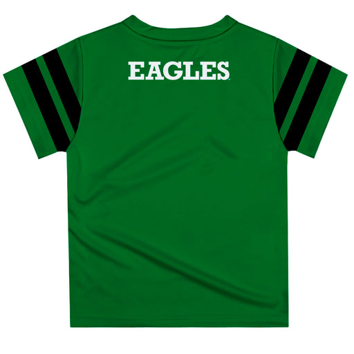 Eastern Michigan Eagles Vive La Fete Boys Game Day Green Short Sleeve Tee with Stripes on Sleeves - Vive La Fête - Online Apparel Store