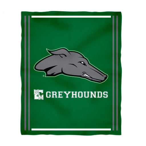 Eastern New Mexico University Greyhounds ENMU Vive La Fete Kids Game Day Green Plush Soft Minky Blanket 36 x 48 Mascot