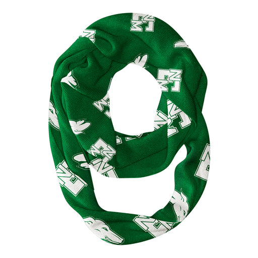 Eastern New Mexico Greyhounds Vive La Fete Repeat Logo Game Day Collegiate Women Light Weight Ultra Soft Infinity Scarf