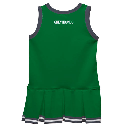 ENMU Eastern New Mexico Greyhounds Vive La Fete Game Day Green Sleeveless Cheerleader Dress - Vive La Fête - Online Apparel Store