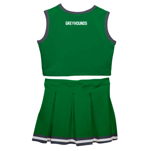 ENMU Eastern New Mexico Greyhounds Vive La Fete Game Day Green Sleeveless Cheerleader Set - Vive La Fête - Online Apparel Store
