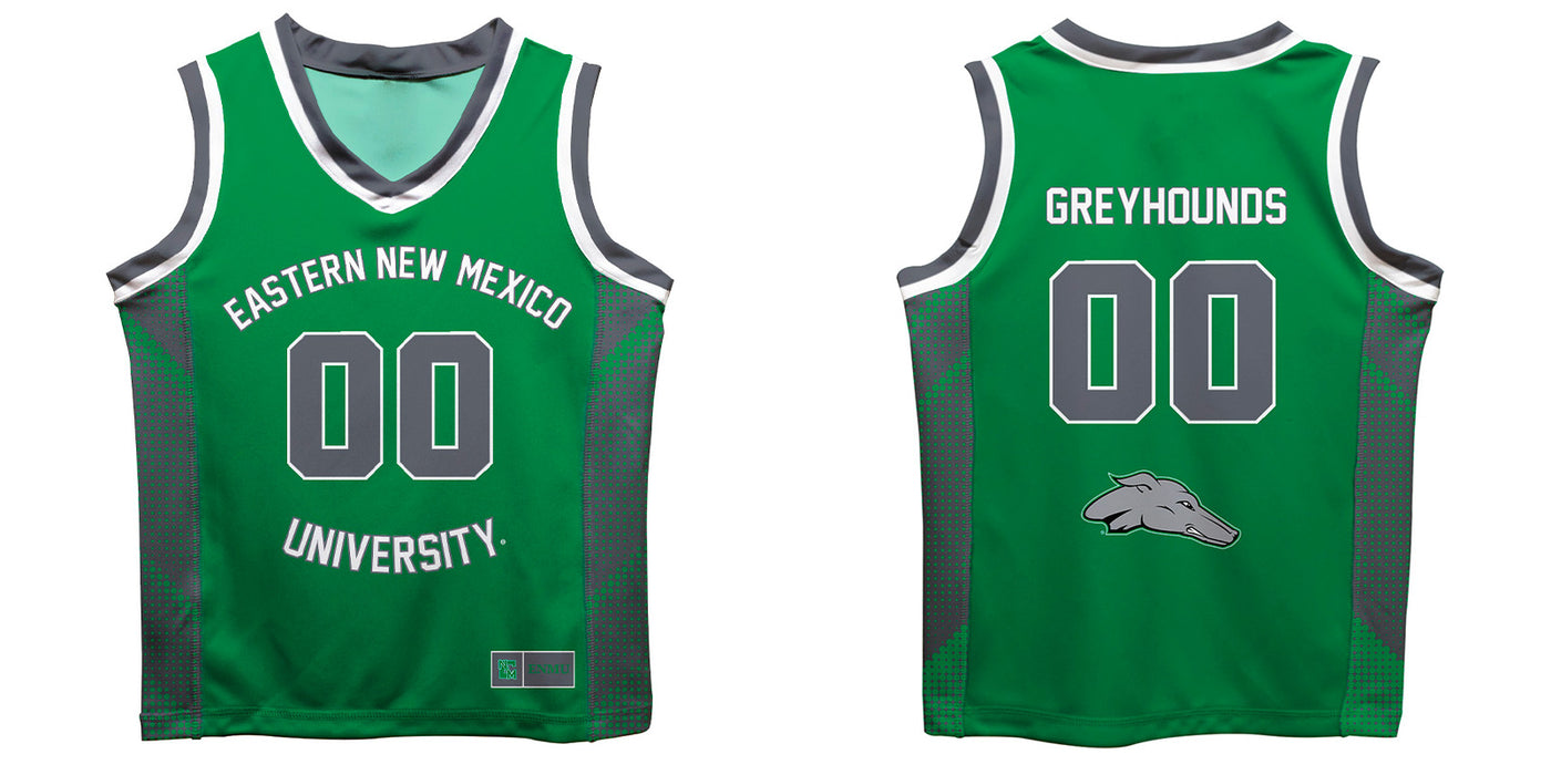 Eastern New Mexico University Greyhounds ENMU Vive La Fete Game Day Green Boys Fashion Basketball Top - Vive La Fête - Online Apparel Store
