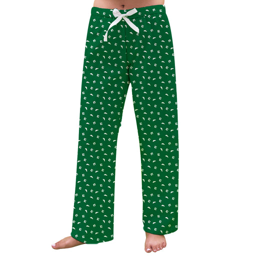 ENMU Eastern New Mexico Greyhounds Vive La Fete Game Day All Over Logo Women Green Lounge Pants