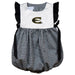 Emporia State University Hornets Embroidered Black Gingham Girls Bubble