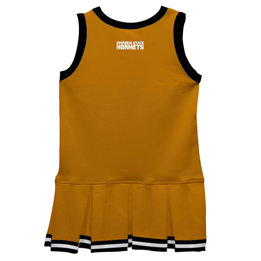 Emporia State Hornets Vive La Fete Game Day Gold Sleeveless Cheerleader Dress - Vive La Fête - Online Apparel Store