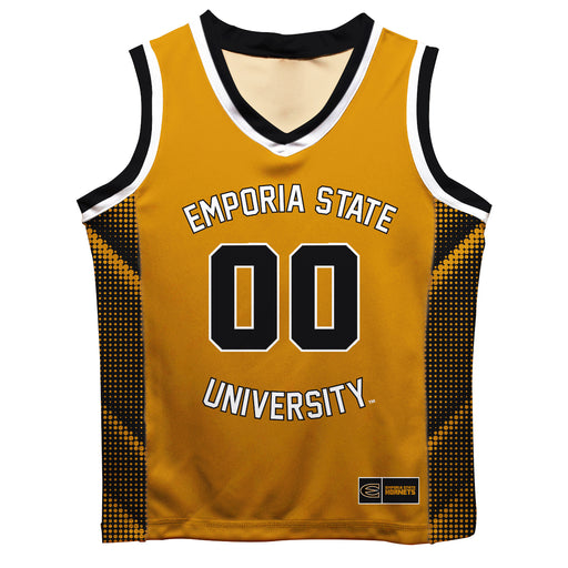 Emporia State University Hornets Vive La Fete Game Day Gold Boys Fashion Basketball Top