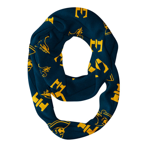 East Tennessee Buccaneers Vive La Fete Repeat Logo Game Day Collegiate Women Light Weight Ultra Soft Infinity Scarf