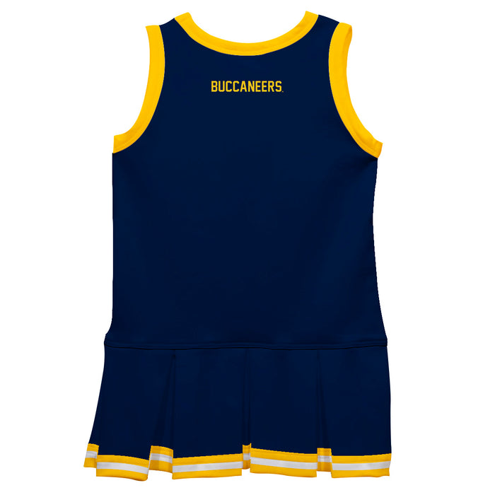 East Tennessee Buccaneers Vive La Fete Game Day Navy Sleeveless Cheerleader Dress - Vive La Fête - Online Apparel Store