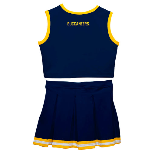 East Tennessee Buccaneers Vive La Fete Game Day Navy Sleeveless Cheerleader Set - Vive La Fête - Online Apparel Store