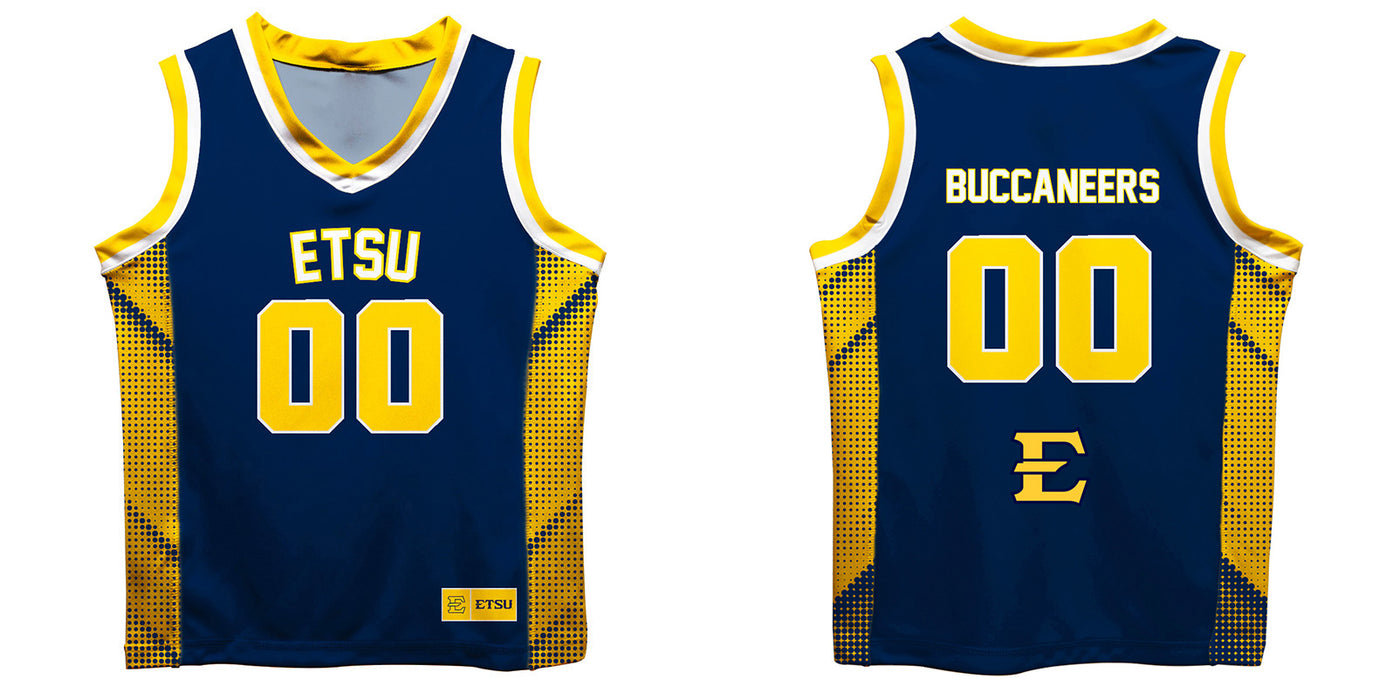 East Tennessee Buccaneers Vive La Fete Game Day Navy Boys Fashion Basketball Top - Vive La Fête - Online Apparel Store