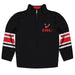 Eastern Washington University Eagles EWU Vive La Fete Game Day Black Quarter Zip Pullover Stripes on Sleeves