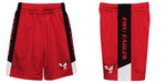 Eastern Washington Eagles EWU Vive La Fete Game Day Red Stripes Boys Solid Black Athletic Mesh Short - Vive La Fête - Online Apparel Store