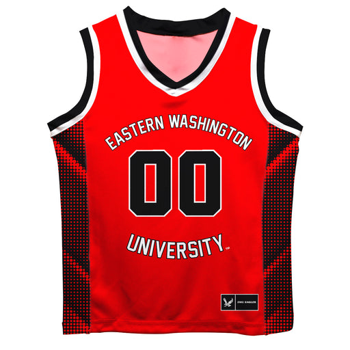 Eastern Washington University Eagles EWU Vive La Fete Game Day Red Boys Fashion Basketball Top