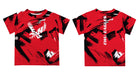 Eastern Washington University Eagles EWU Vive La Fete Boys Game Day Red Short Sleeve Tee Paint Brush - Vive La Fête - Online Apparel Store
