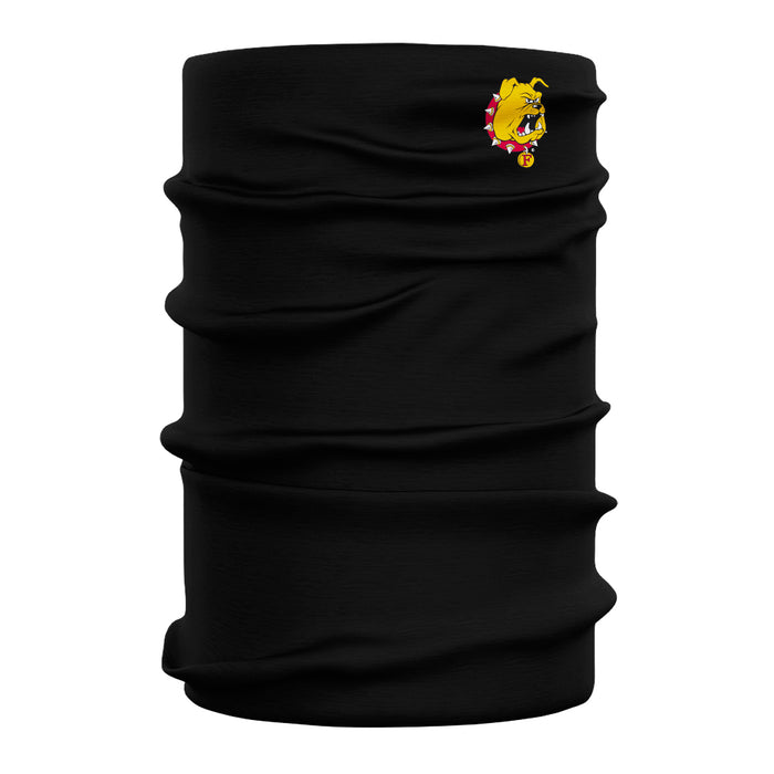 Ferris State Bulldogs Vive La Fete Black Game Day Collegiate Logo Face Cover Soft Four Way Stretch Neck Gaiter