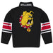 Ferris State University Bulldogs Vive La Fete Game Day Black Quarter Zip Pullover Stripes on Sleeves - Vive La Fête - Online Apparel Store