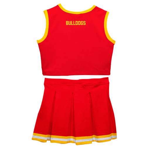 Ferris State University Bulldogs Vive La Fete Game Day Red Sleeveless Cheerleader Set - Vive La Fête - Online Apparel Store