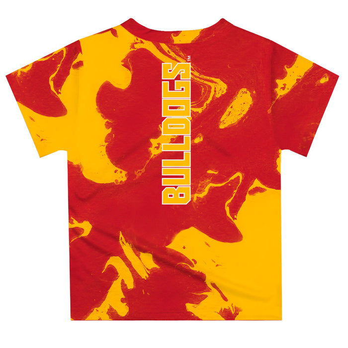 Ferris State University Bulldogs Vive La Fete Marble Boys Game Day Crimson Short Sleeve Tee - Vive La Fête - Online Apparel Store