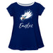 Florida Gulf Coast Eagles Vive La Fete Girls Game Day Short Sleeve Blue Top with School Logo and Name - Vive La Fête - Online Apparel Store