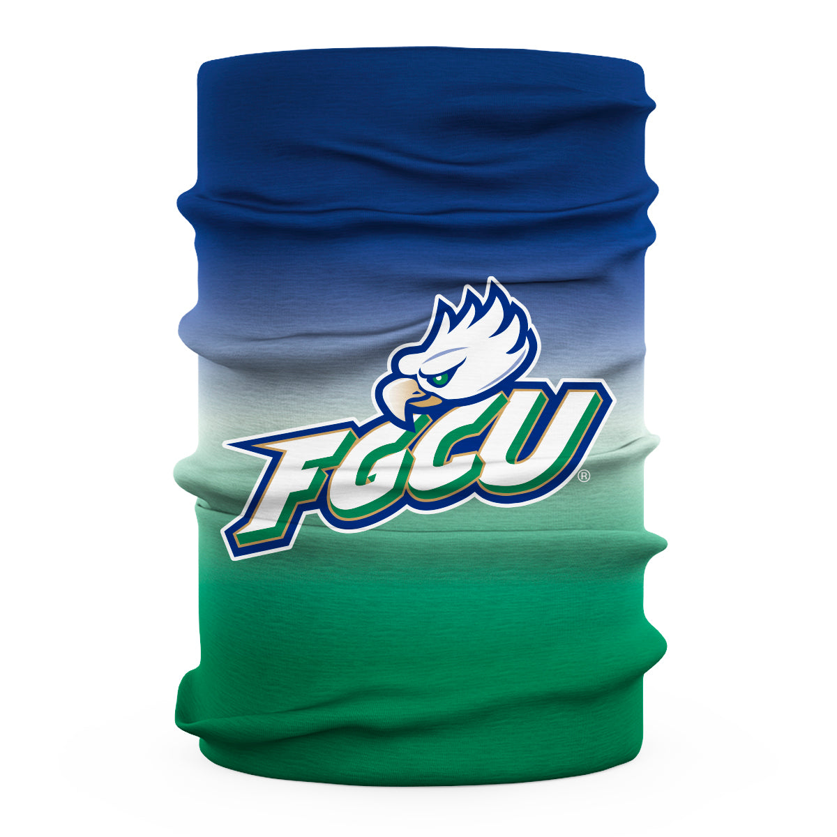 Florida Gulf Coast Eagles Neck Gaiter Degrade Blue and Green — Vive La