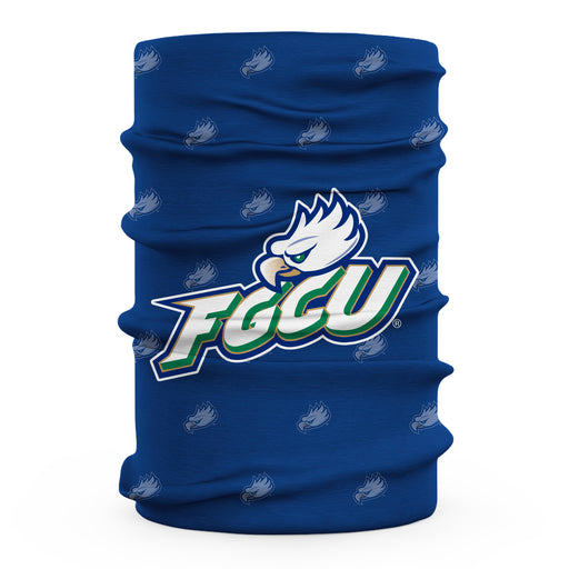 Florida Gulf Coast Eagles Neck Gaiter Blue All Over Logo - Vive La Fête - Online Apparel Store
