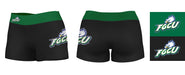FGCU Eagles Vive La Fete Game Day Logo on Thigh and Waistband Black & Green Women Yoga Booty Workout Shorts 3.75 Inseam" - Vive La Fête - Online Apparel Store