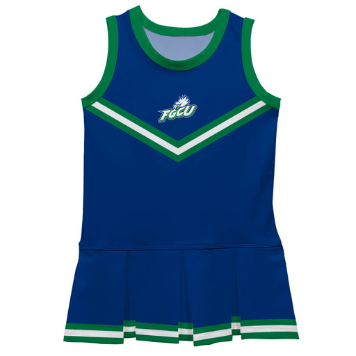 Florida Gulf Coast Eagles Vive La Fete Game Day Blue Sleeveless Cheerleader Dress