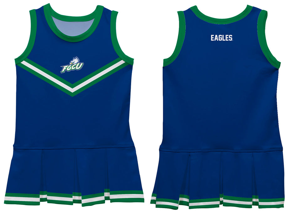Florida Gulf Coast Eagles Vive La Fete Game Day Blue Sleeveless Cheerleader Dress - Vive La Fête - Online Apparel Store
