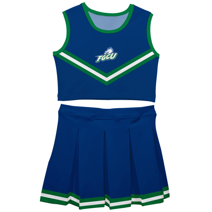 Florida Gulf Coast Eagles Vive La Fete Game Day Blue Sleeveless Cheerleader Set