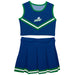 Florida Gulf Coast Eagles Vive La Fete Game Day Blue Sleeveless Cheerleader Set
