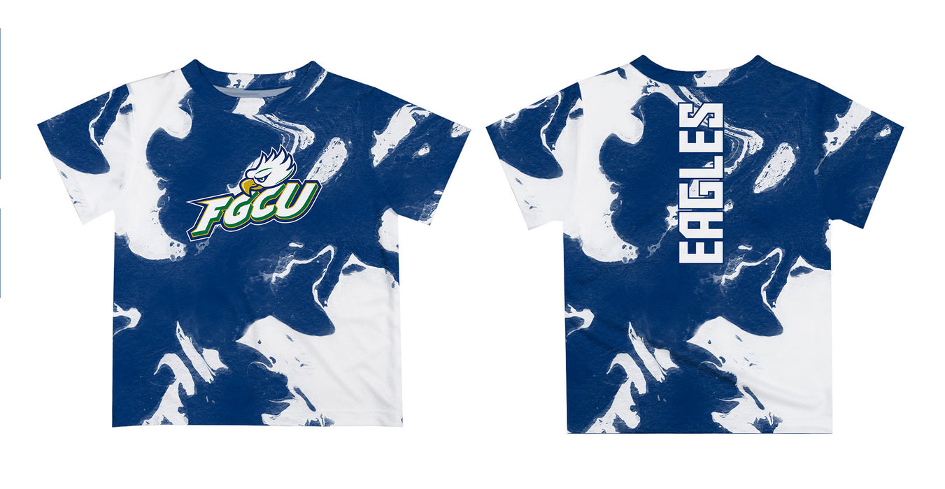 Florida Gulf Coast Eagles Vive La Fete Marble Boys Game Day Blue Short Sleeve Tee - Vive La Fête - Online Apparel Store