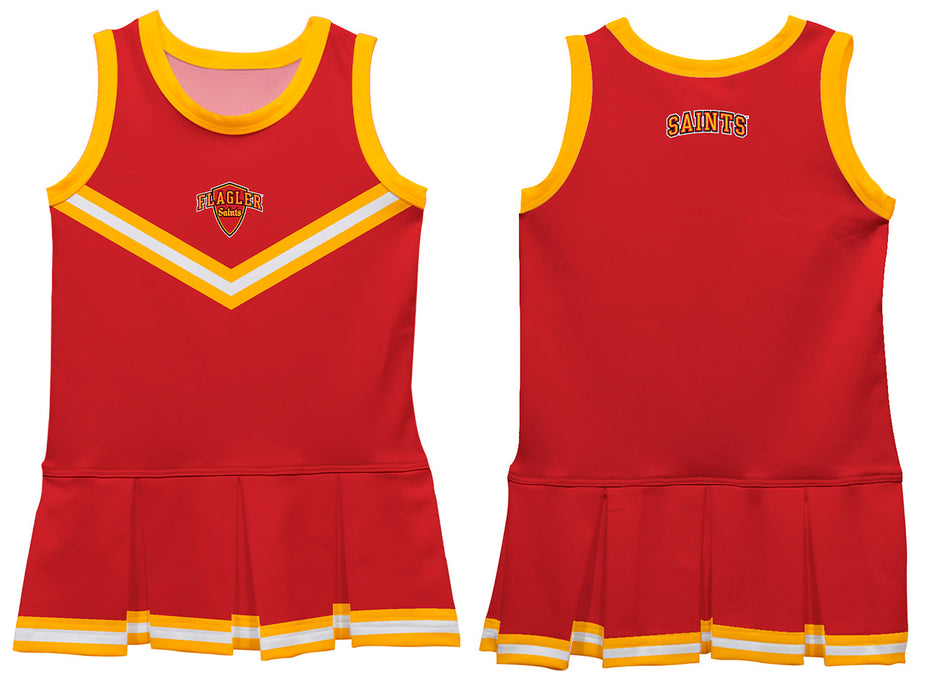 Flagler College St. Augustine Vive La Fete Game Day Red Sleeveless Youth Cheerleader Dress - Vive La Fête - Online Apparel Store