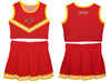 Flagler College St. Augustine Vive La Fete Game Day Red Sleeveless Cheerleader Set - Vive La Fête - Online Apparel Store