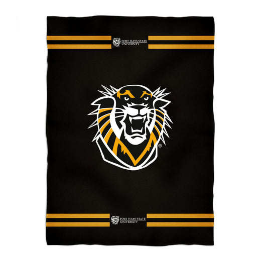 Fort Hays State University Tigers Blanket Black - Vive La Fête - Online Apparel Store