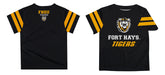 Fort Hays State University Tigers FHSU Boys Black Tee Shirt Short Sleeve - Vive La Fête - Online Apparel Store