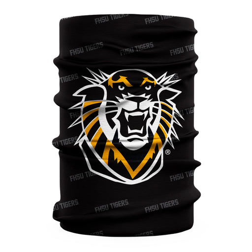 Fort Hays State University Tigers FHSU Vive La Fete All Over Logo Collegiate Face Cover Soft 4 Way Stretch Neck Gaiter - Vive La Fête - Online Apparel Store