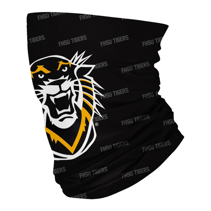 Fort Hays State University Tigers FHSU Vive La Fete All Over Logo Collegiate Face Cover Soft 4 Way Stretch Neck Gaiter - Vive La Fête - Online Apparel Store