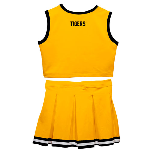 Fort Hays State University Tigers FHSU Vive La Fete Game Day Gold Sleeveless Cheerleader Set - Vive La Fête - Online Apparel Store