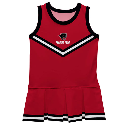 Florida Tech Panthers Vive La Fete Game Day Red Sleeveless Cheerleader Dress