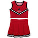 Florida Tech Panthers Vive La Fete Game Day Red Sleeveless Cheerleader Set
